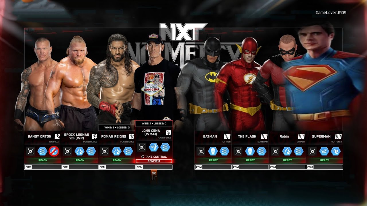 Team WWE VS Team DC Tag Team Elimination Match in WWE 2k25 