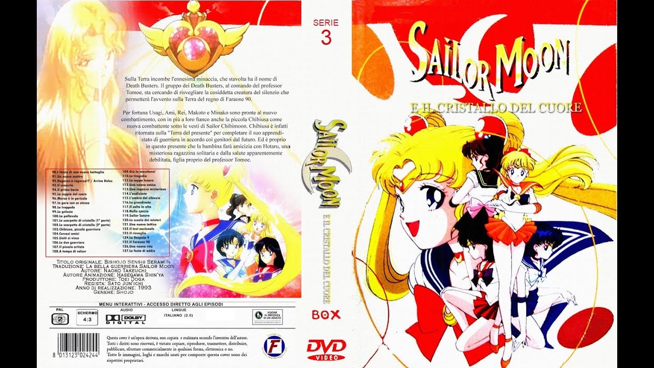 SAILOR MOON -IL CRISTALLO DEL CUORE TERZA STAGIONE  DELLA SERIE