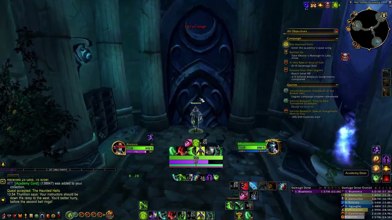 WoW War Within - Legion Remix Patch 11.2.5 Quest: The Haunted Halls