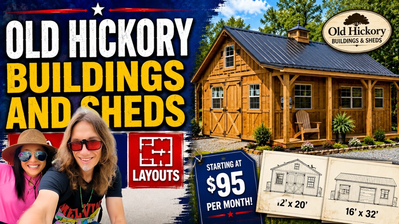 SHED TO HOUSE CONVERSION? Old Hickory Buildings and Sheds! How Much and what are the sizes?