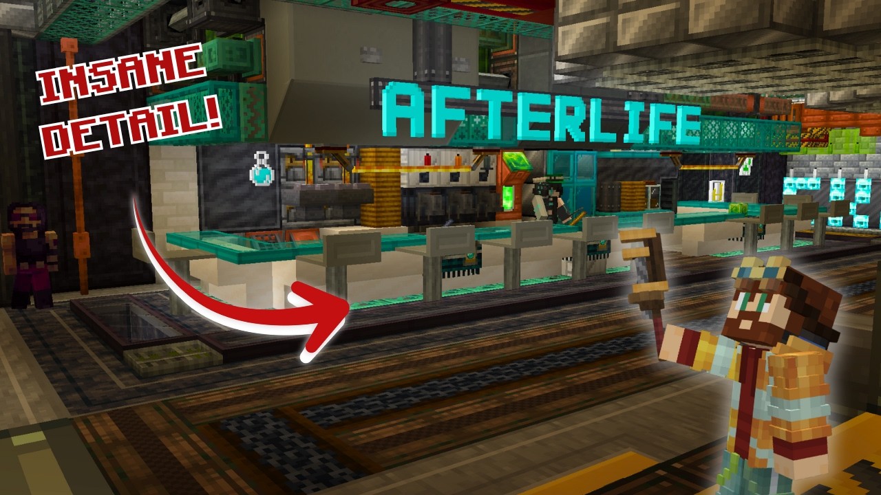 Я анимировал ВСЁ с помощью Create Mod в своём Cyberpunk Shop! | MakeShift SMP | Эпизод 10 | Minec...