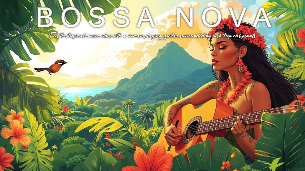 Tropical Summer Jazz : Peaceful Bossa Nova Guitar Music for Serene Relaxation ~ Chillout BGM