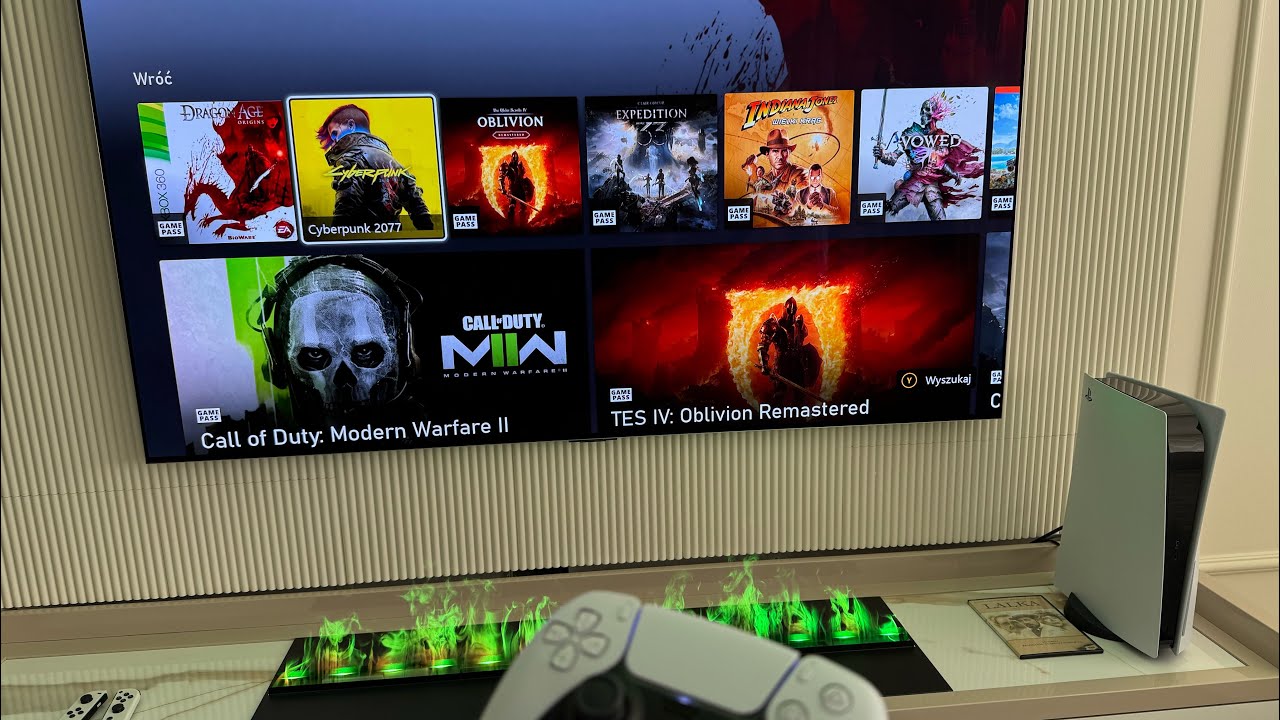XBOX GamePass na Telewizorze ?! + Pad od PS5 !