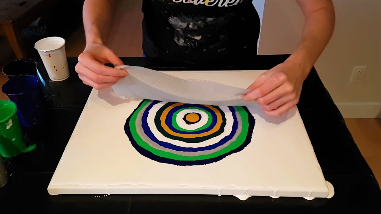 Wet & Dry then BLOW! AMAZING RESULT! - Fluid Art (Experiment 3)