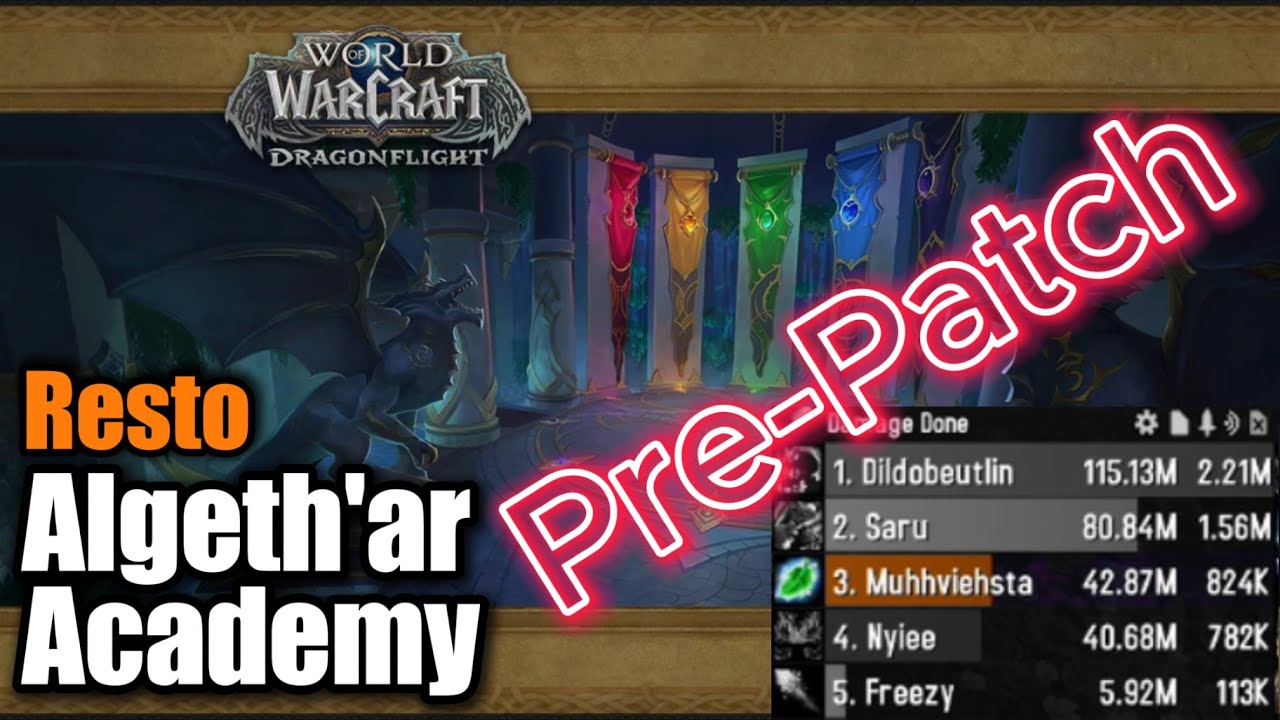 Insane Resto Druid DPS | Algethar Academy +16 Fortified | PoV | WoW TWW Pre-Patch