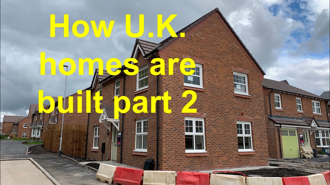 HOW UK HOMES ARE BUILT IN 2020.PART 2. Looking at how a timber frame house is built start to finish.