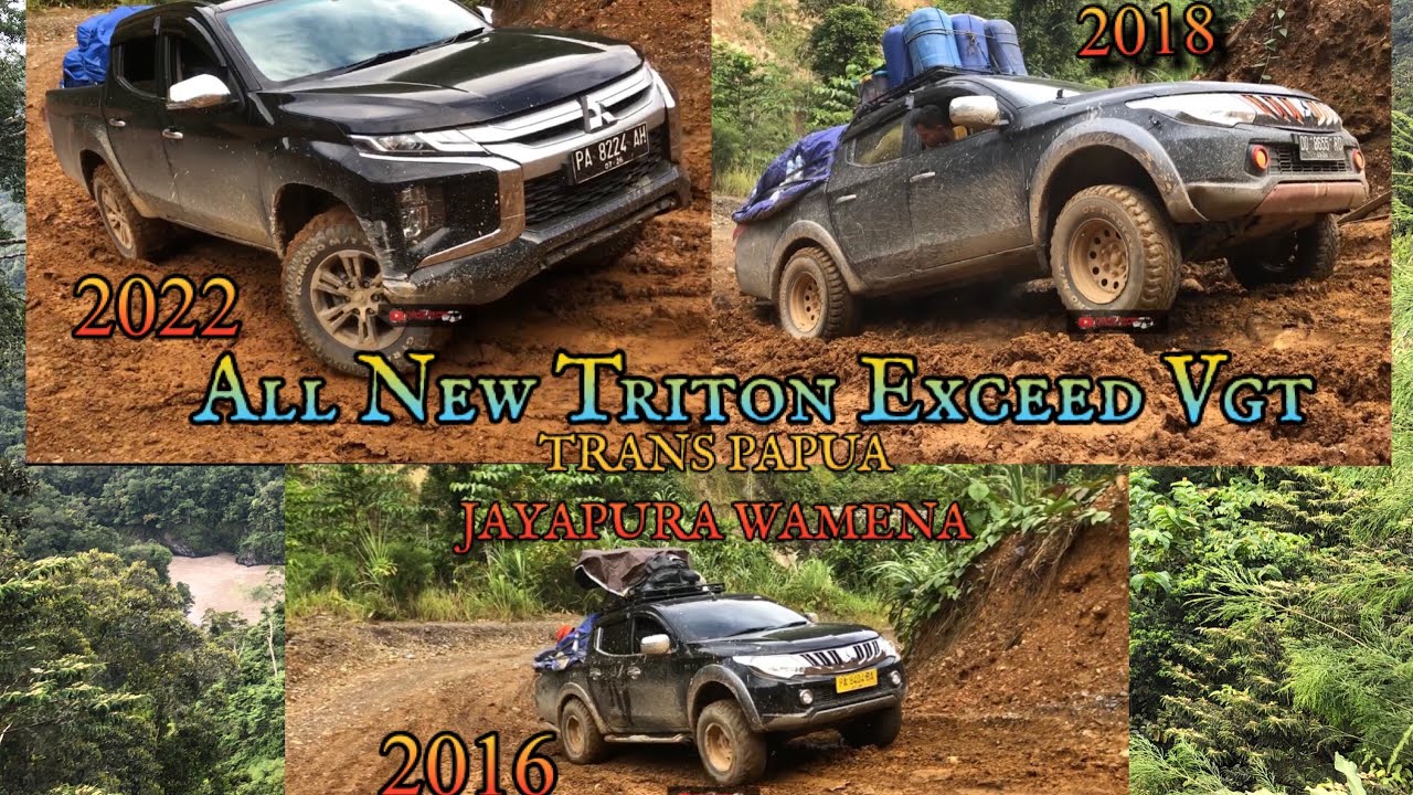 Mitsubishi Triton Exceed VGT unjuk skil Di aRena offroad Trans Papua// Jayapura To Wamena