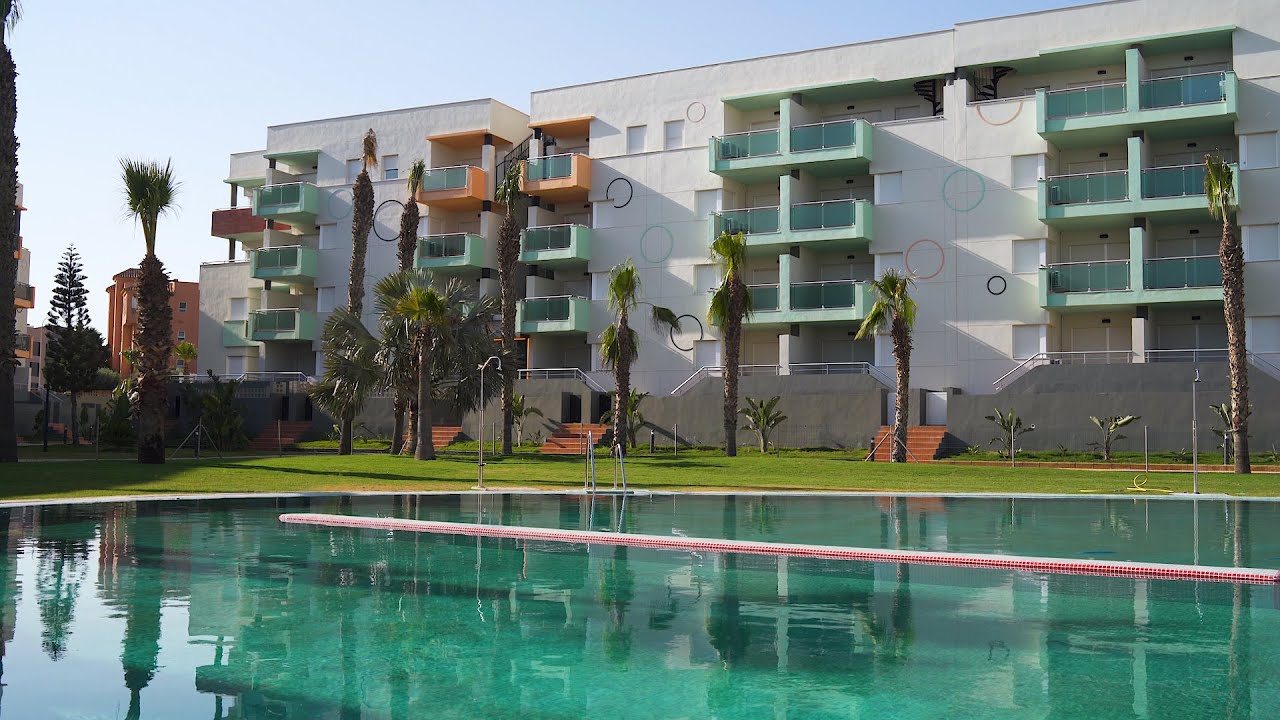 🏝 Residencial Palm Beach Golf - Apartamentos amueblados con vistas al mar en Almerimar