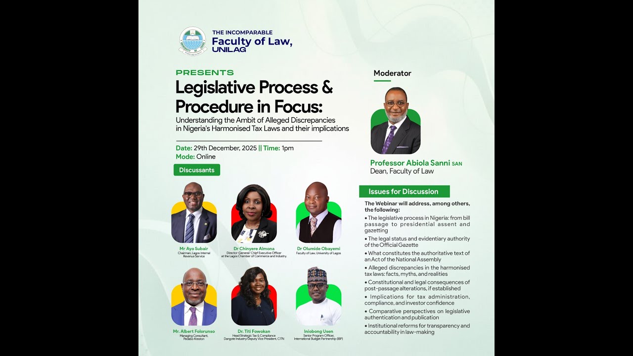 LEGISLATIVE PROCESS & PROCEDURE IN FOCUS