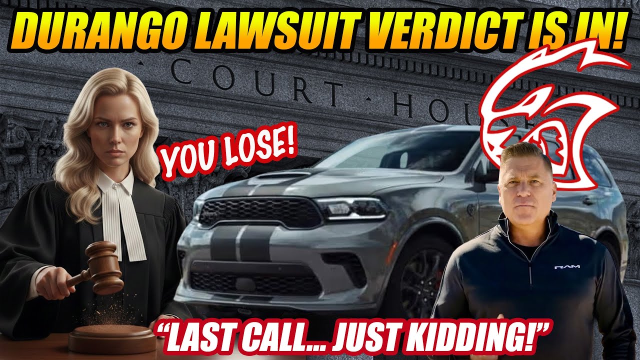 2021 DODGE DURANGO HELLCAT LAWSUIT VERDICT IS IN! JUDGE SAYS NOPE!