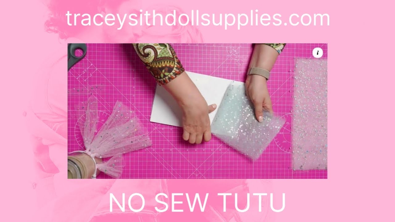 HOW to MAKE a NO SEW doll's TUTU 🌸