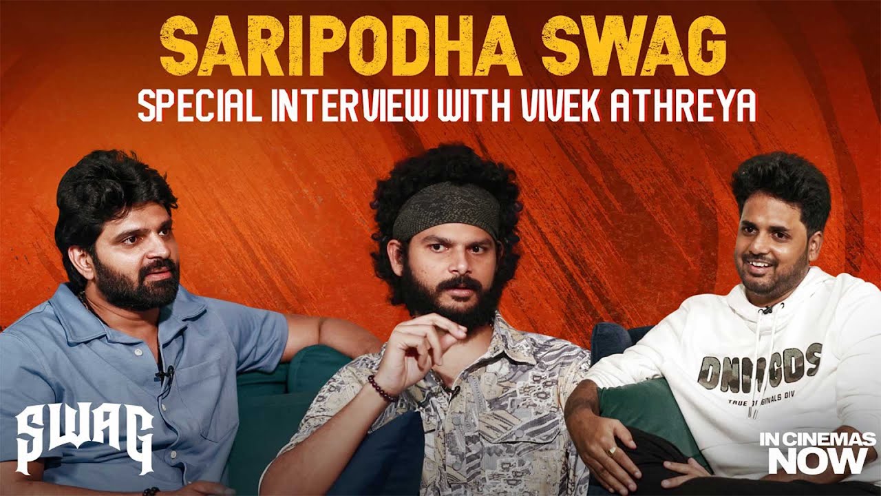 SARIPODHA SWAG🤘Special Interview with Vivek Athreya | Sree Vishnu | Hasith Goli | @Hittvtelugu