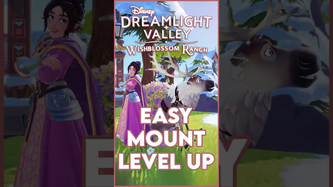 🪄[ASTUCE] AUGMENTE LE LEVEL DE TON CHEVAL FACILEMENT | Disney Dreamlight Valley : Wishblossom Ranch