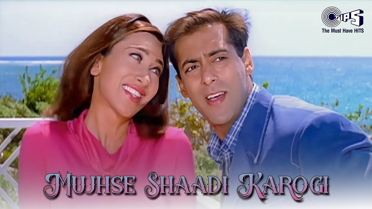 Mujhse Shaadi Karogi Lyrical - Dulhan Hum Le Jayenge | Salman Khan, Karisma | Alka Yagnik, Kumar