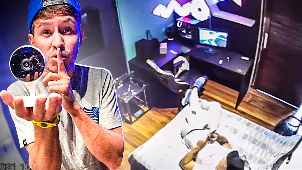 INSTALEI UMA CÂMERA ESCONDIDA NO MEU QUARTO