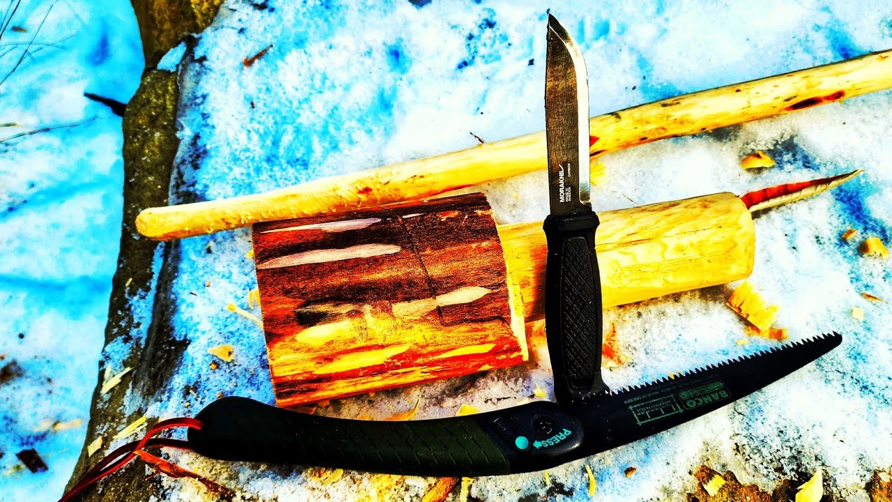 The FIRST wooden tool to make in a camp