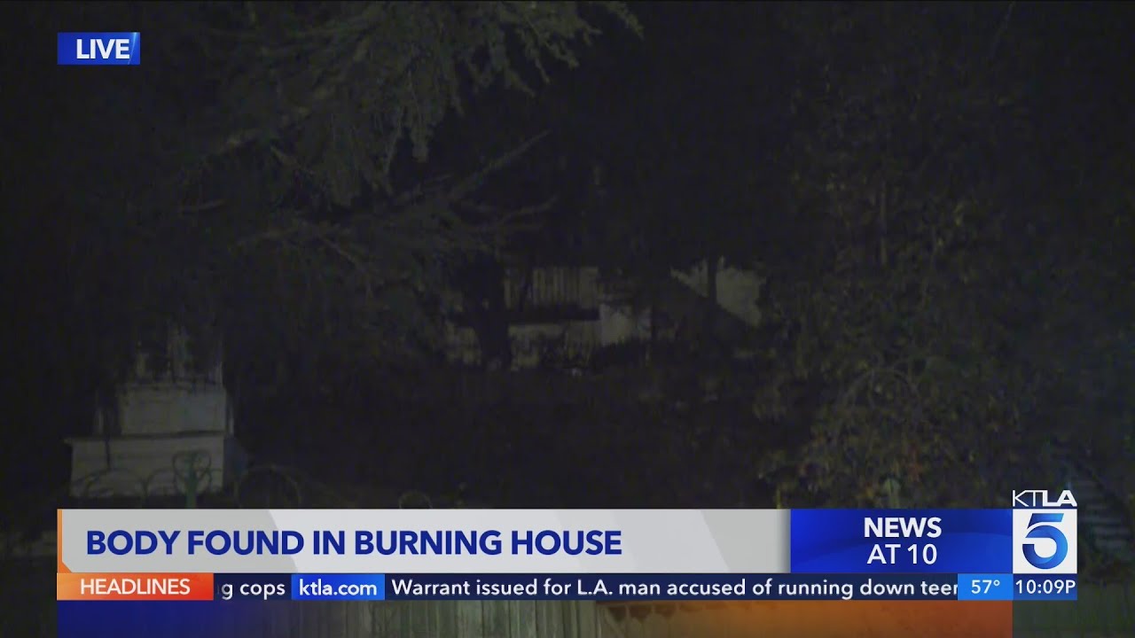 Body found in burning Hollywood Hills home