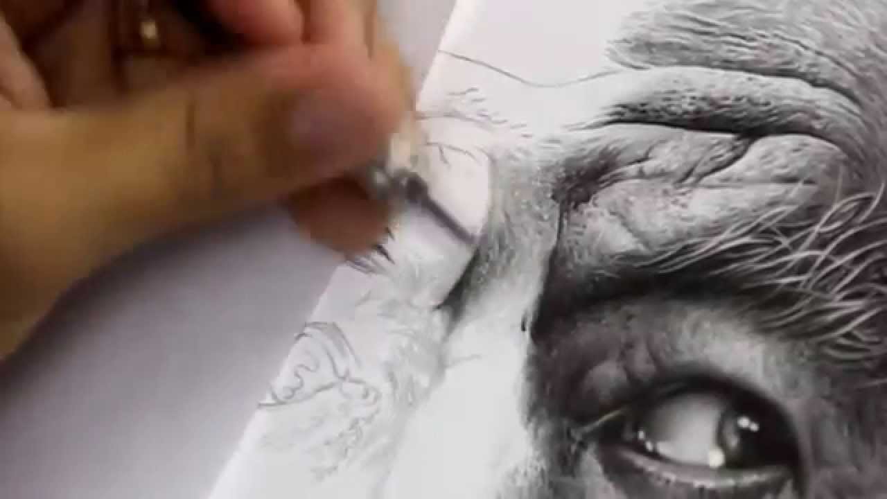 Charles Laveso - Desenhando Gandalf - Speed Drawing