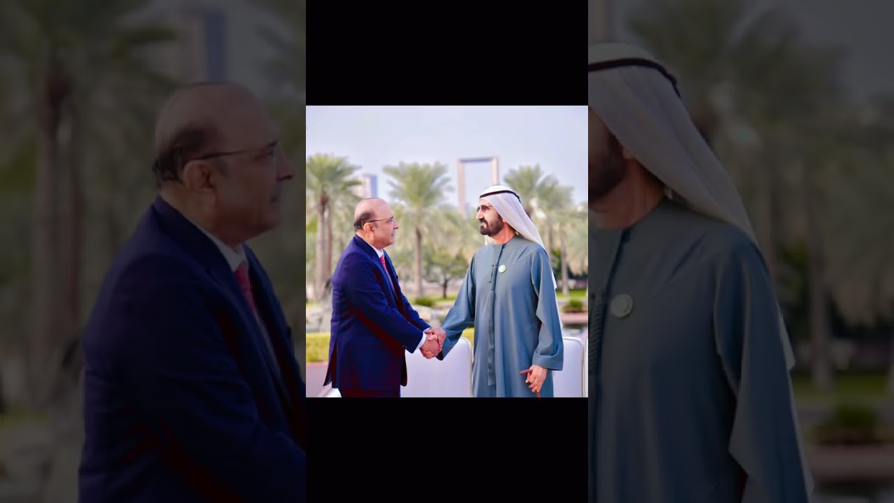 Президент Асиф Али Зардари встретился с Его Высочеством шейхом Мохаммедом бен Рашидом Аль Мактумом