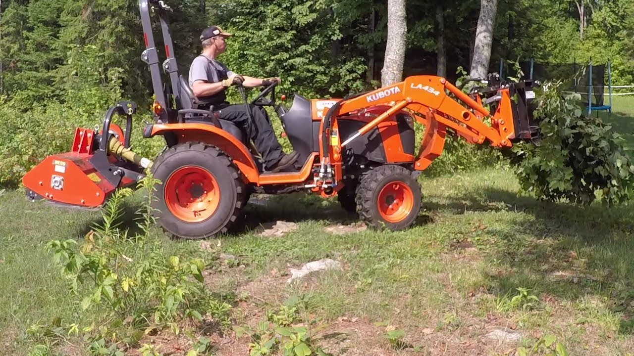 #329 Kubota B2601 compact tractor. A last dance! outdoor channel.