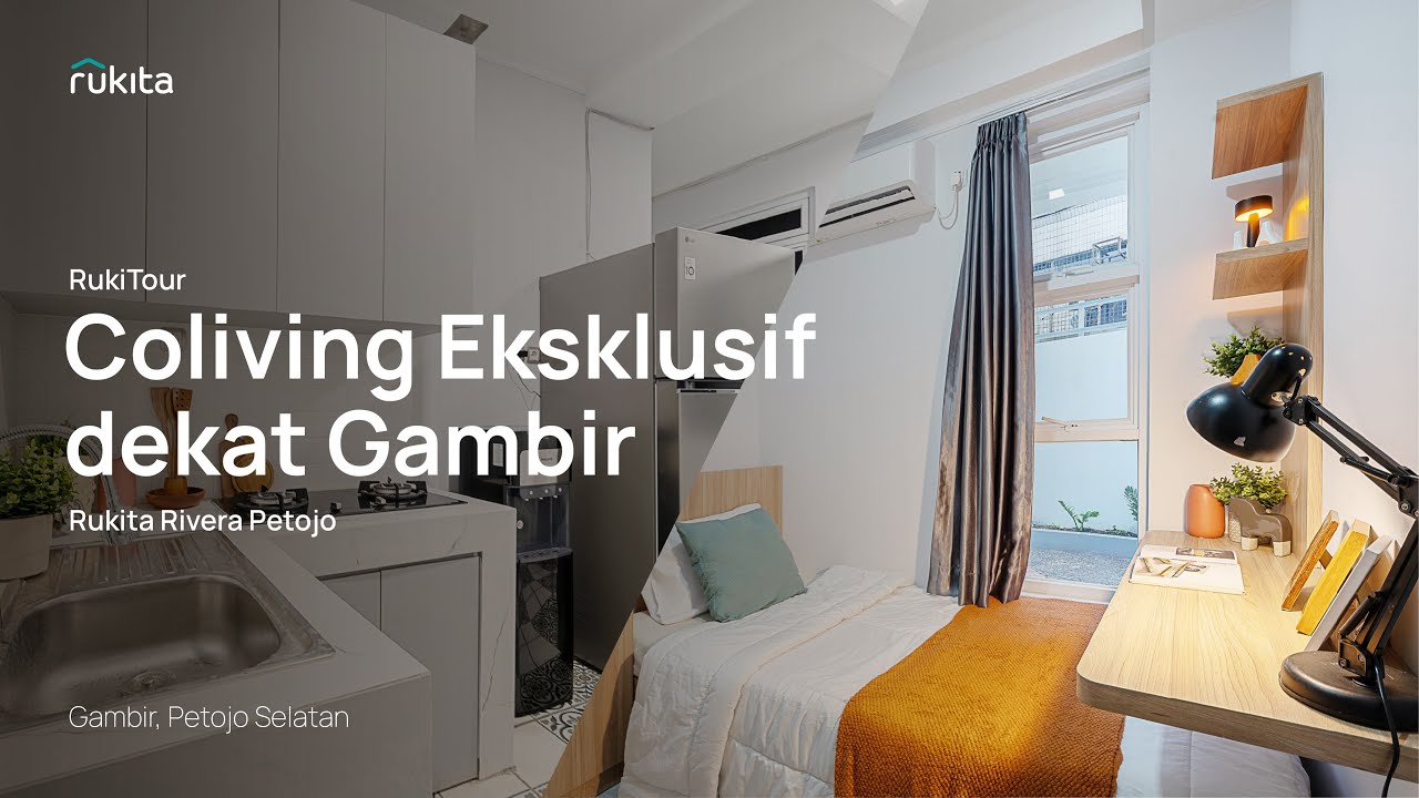 Coliving Eksklusif dekat Gambir Jakarta Pusat | Rukita Rivera Petojo