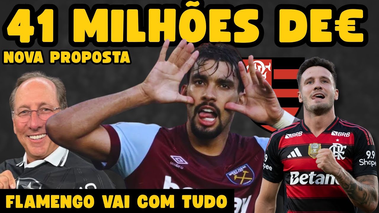NOVA PROPOSTA POR PAQUETA SOBE PARA 41 MILHÕES DE EUROS | CRISE NO BOTA FOGO | SAUL... #flamengo