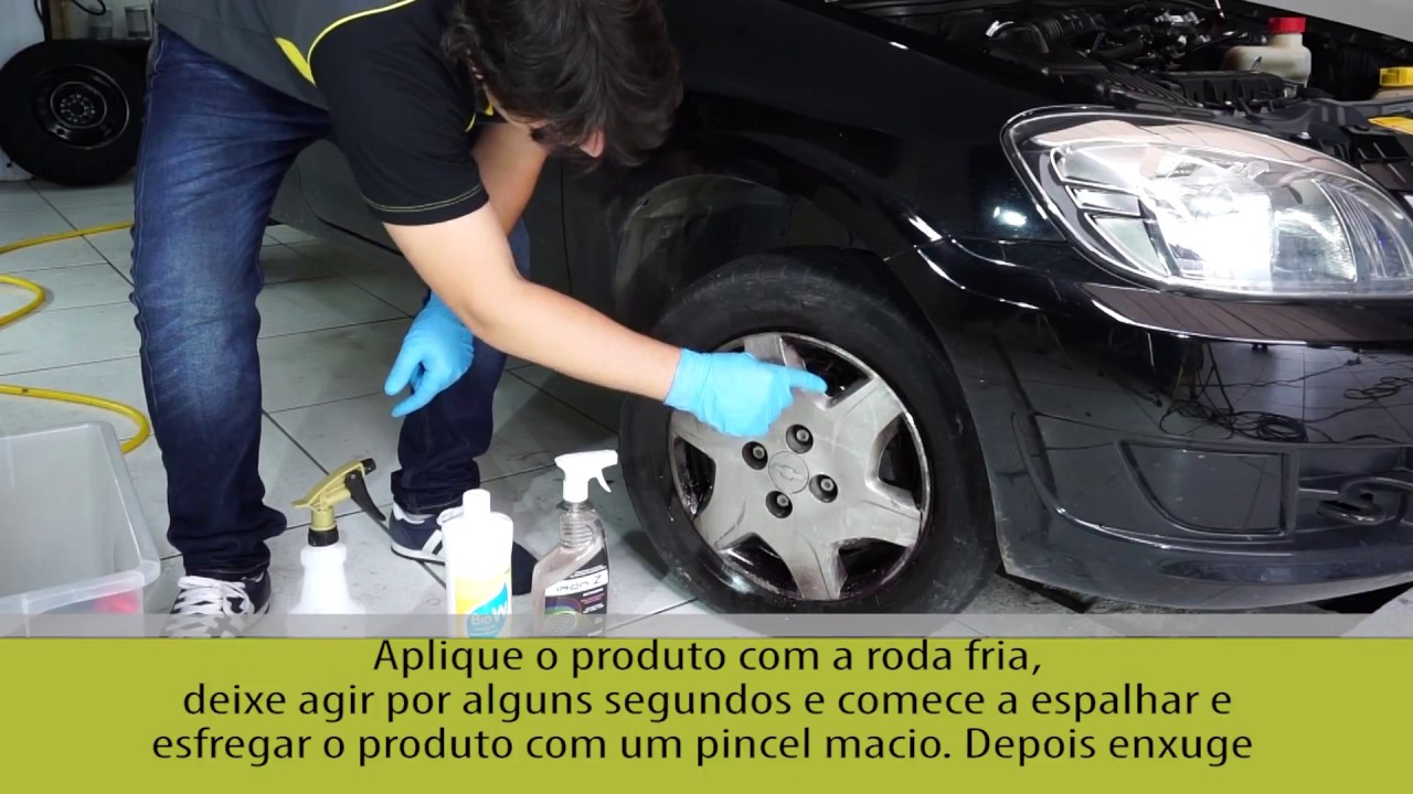 Aprenda a fazer a limpeza das rodas e caixa de rodas do automóvel