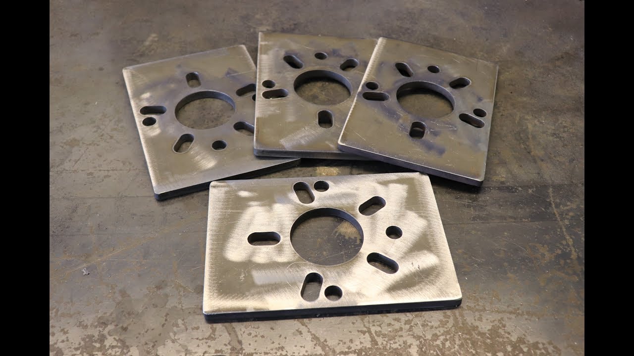 A SIMPLE CNC PLASMA JOB, BASIC CAD DRAWING AND CUTTING.