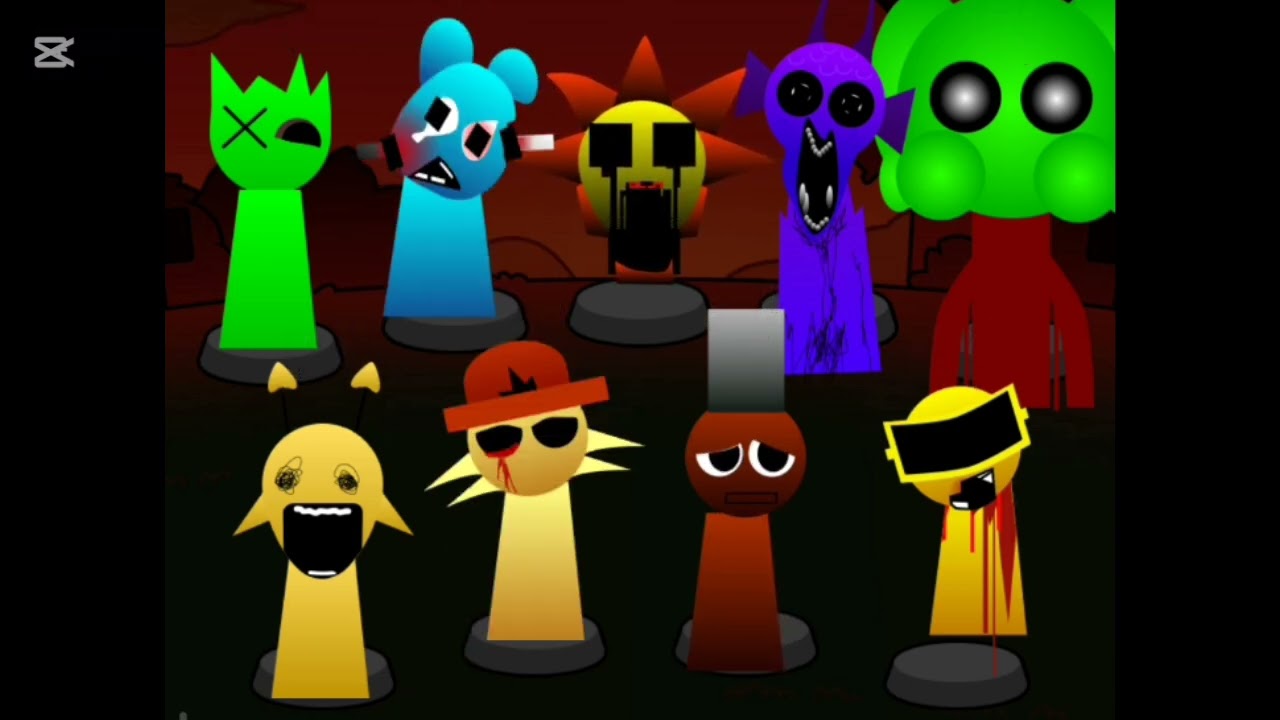 Sprunki 1996 Horror Mix – Dark Retro Nightmare Begins