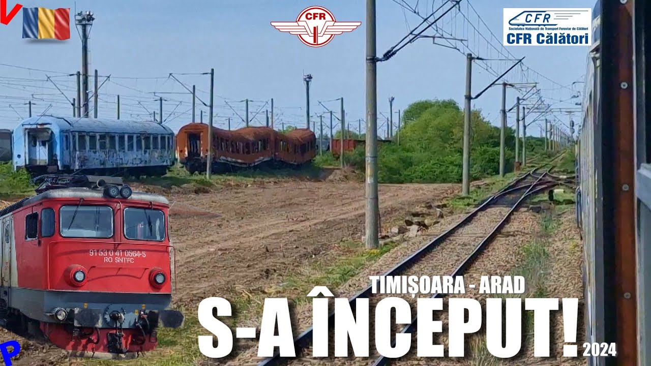 Primele Imagini din Modernizarea Caii Ferate Timisoara - Arad 2024!
