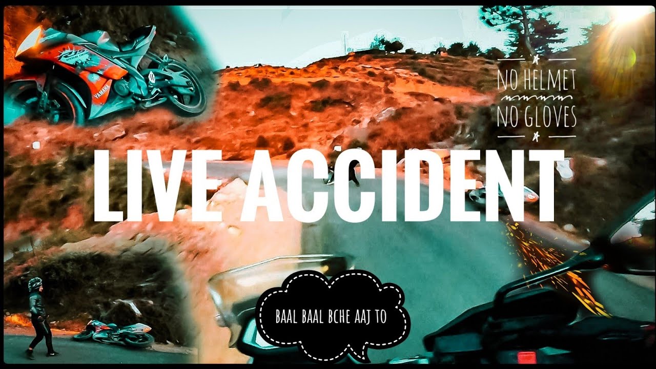 Aaj to baal baal bche | Live accident caught on camera | Mandi to Kullu Optional Route | IIT Mandi