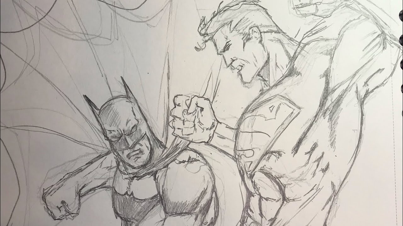 GCI is live! BATMAN V SUPERMAN / PART 2 / DRAW EVERYDAY / EP151