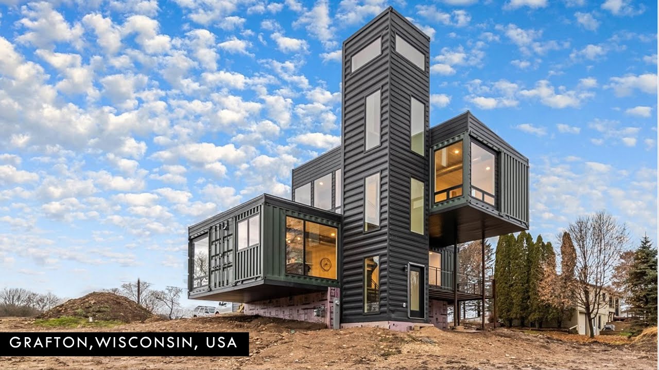 Factotum Fabricor Container Home in Grafton, Wisconsin, USA
