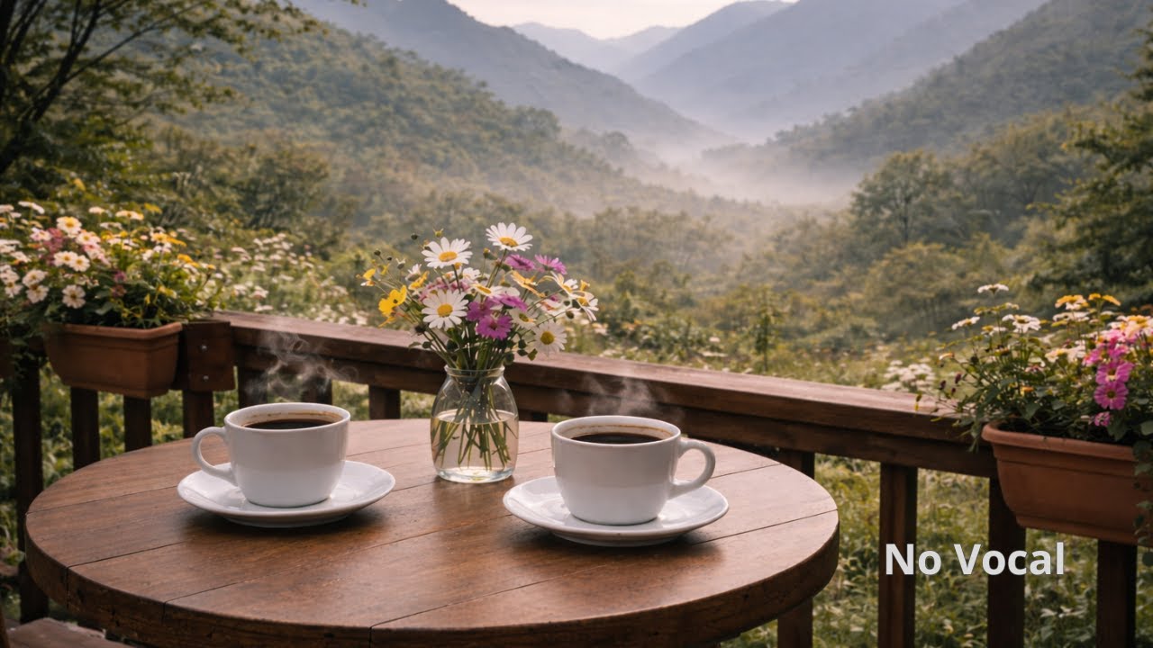 Zen Morning Café – Soft Piano Ambient (No Vocal) | Fresh Mind