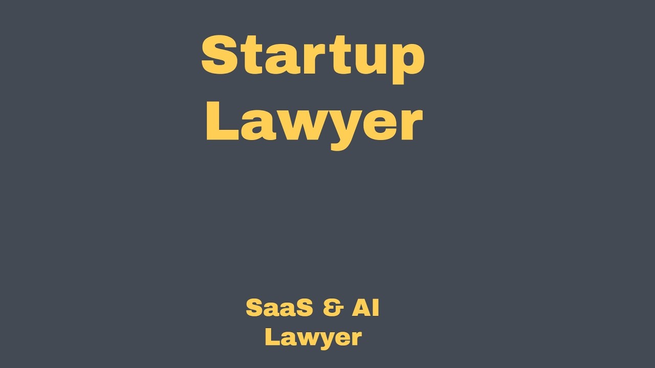 Artificial Intelligence (AI) Startup Lawyer (2026 Legal Guide for AI Founders)