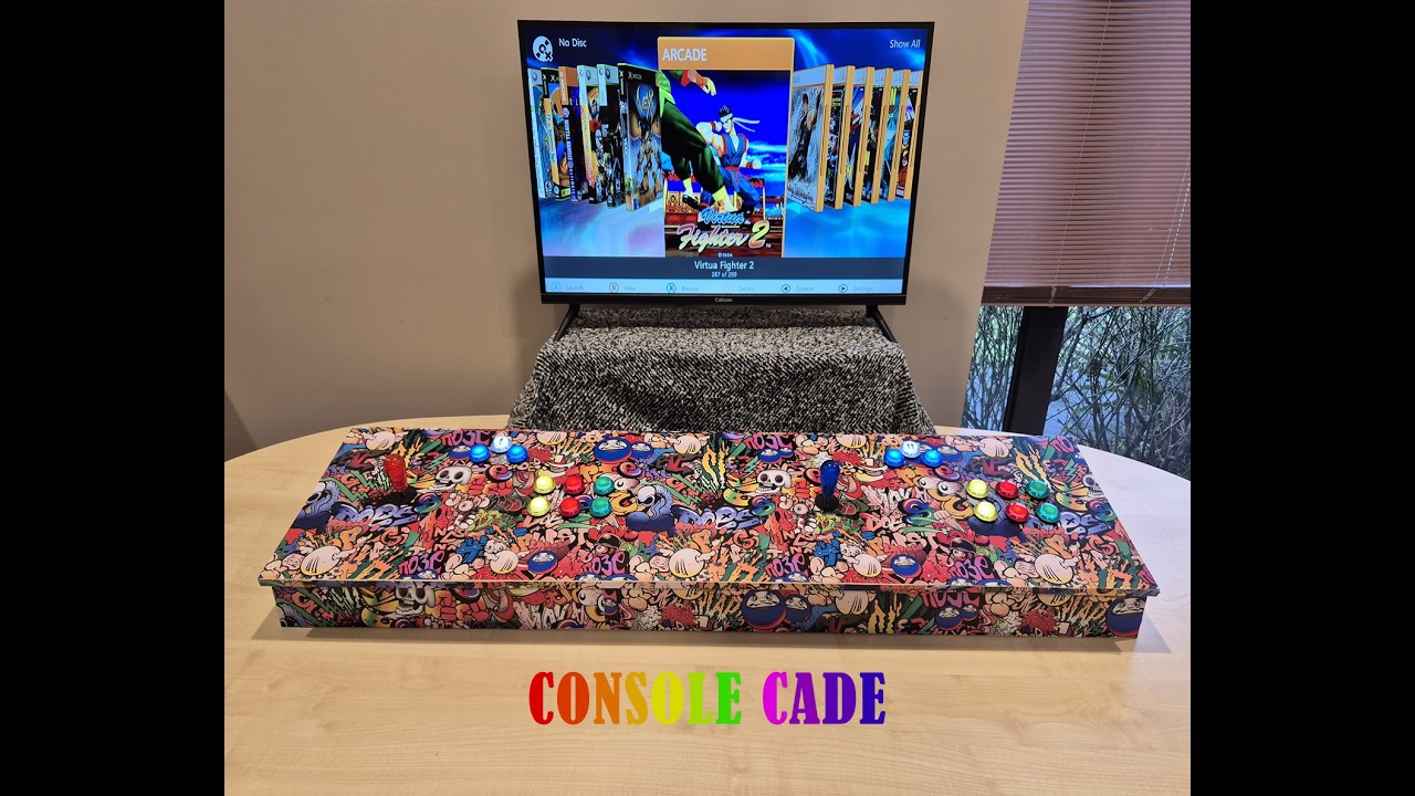 CONSOLE CADE (XBOX 360 SLIM VERSION) How I made it (Part 1)