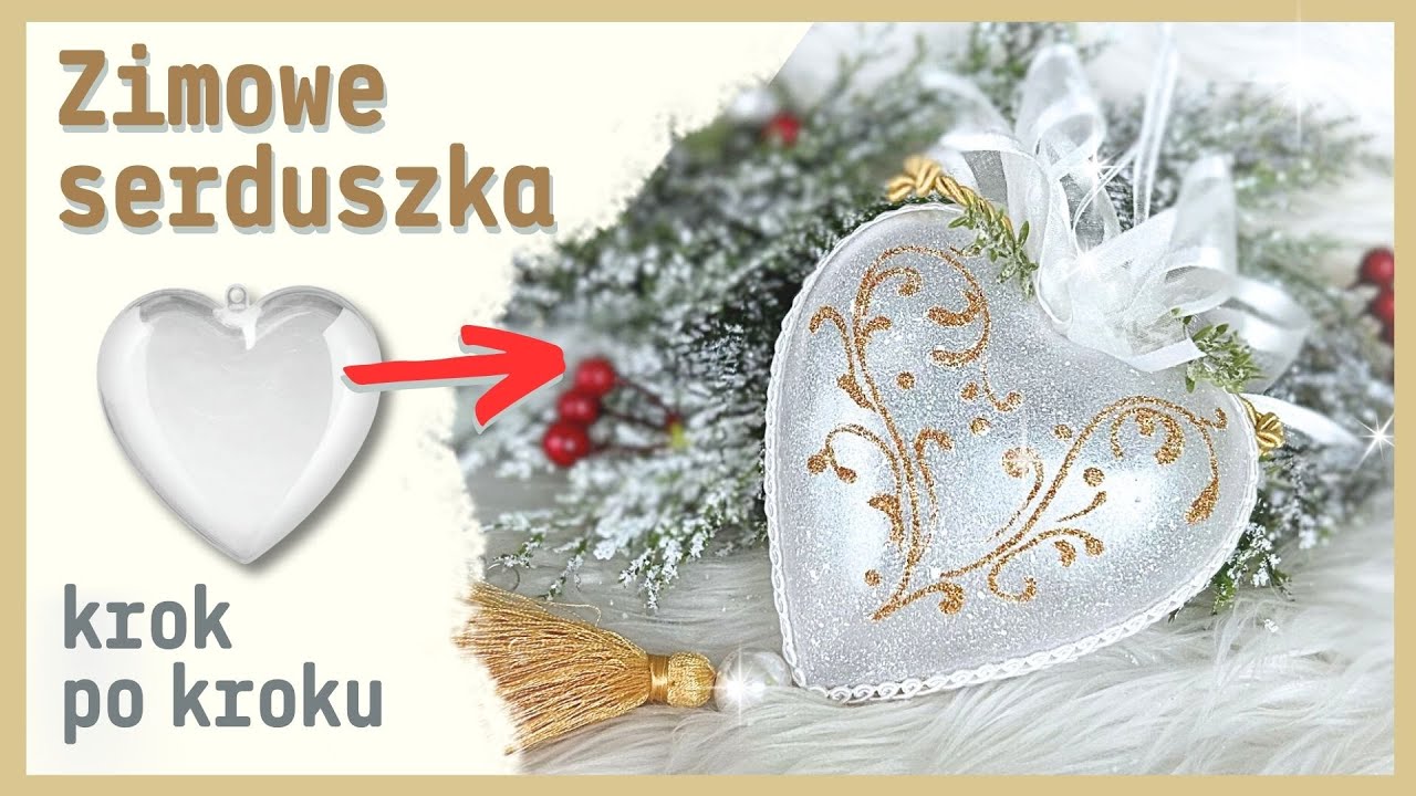 Serduszka z konturówką krok po kroku No. 998