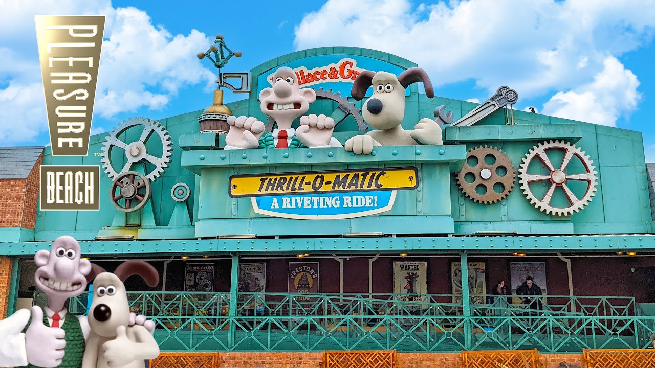 Wallace & Gromit's Thrill-O-Matic Dark Ride at Blackpool Pleasure Beach (Aug 2022) [4K]