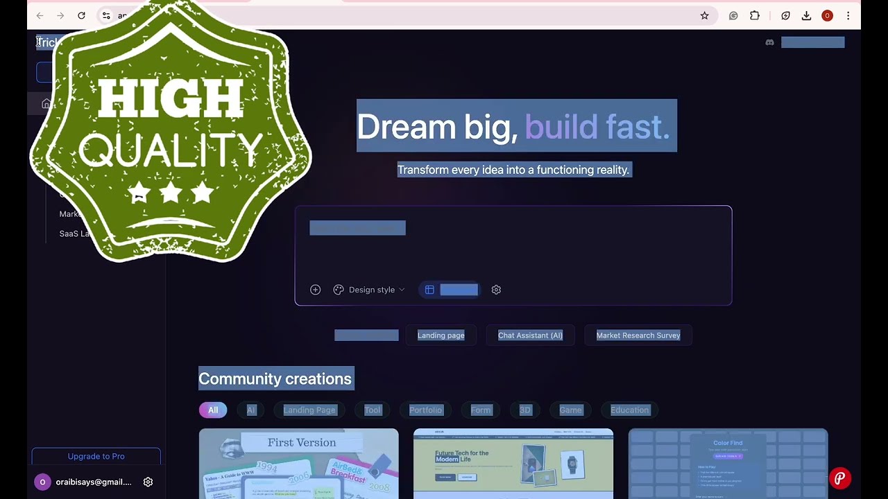 How I Built a Website in Minutes with AI (No Coding!!!)