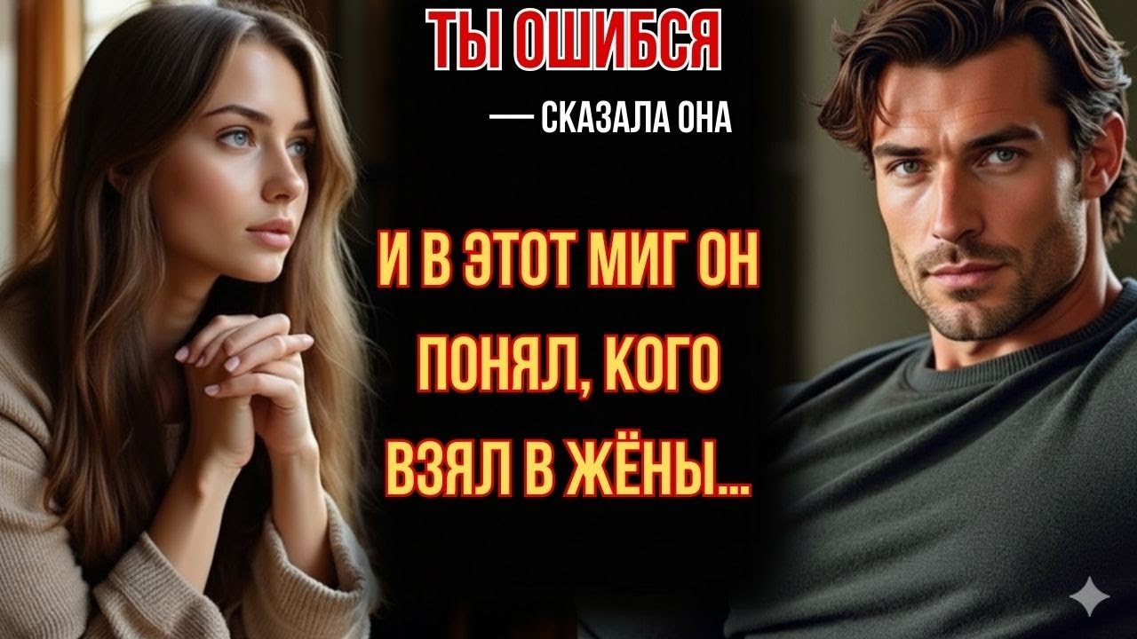 «Ты ошибся», — сказала она. И в этот миг он понял, кого взял в жёны…