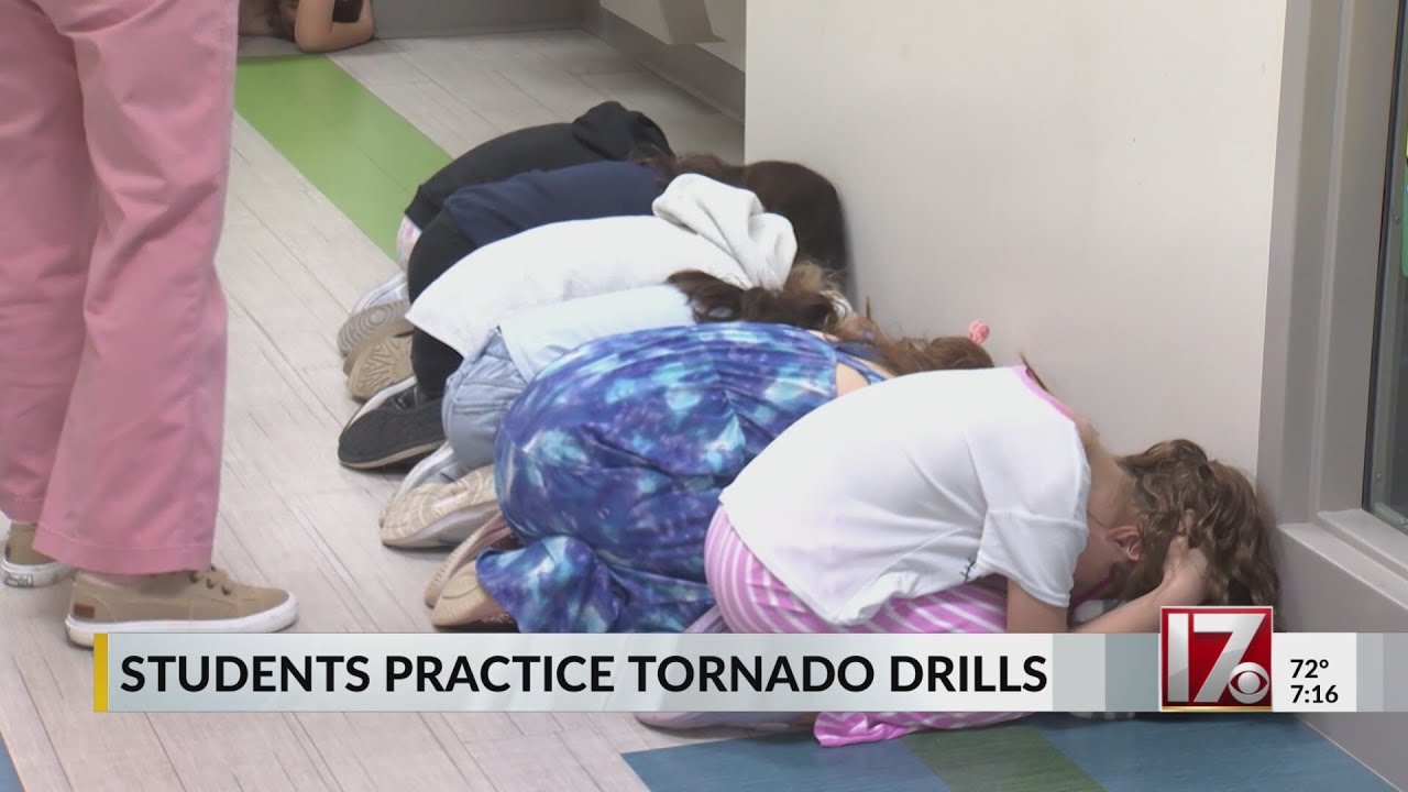 Raleigh elementary students practice tornado drills