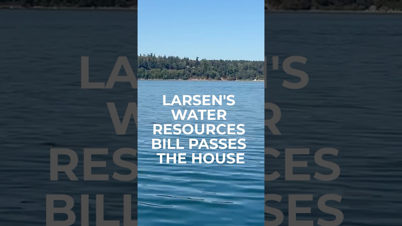 Yesterday&rsquo;s House passage of my bipartisan water resources bill is great news.