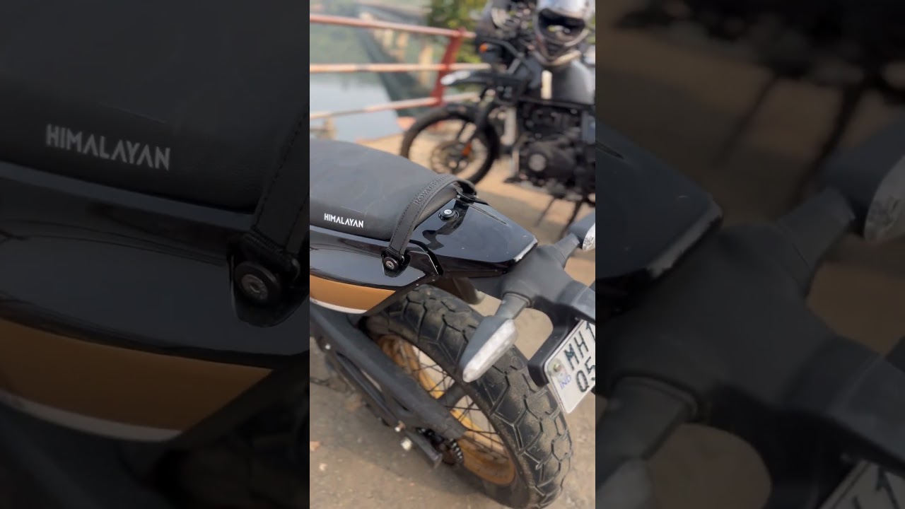 Royal Enfield Himalayan 450 upgraded with Rally Kit & Rally Seat 
