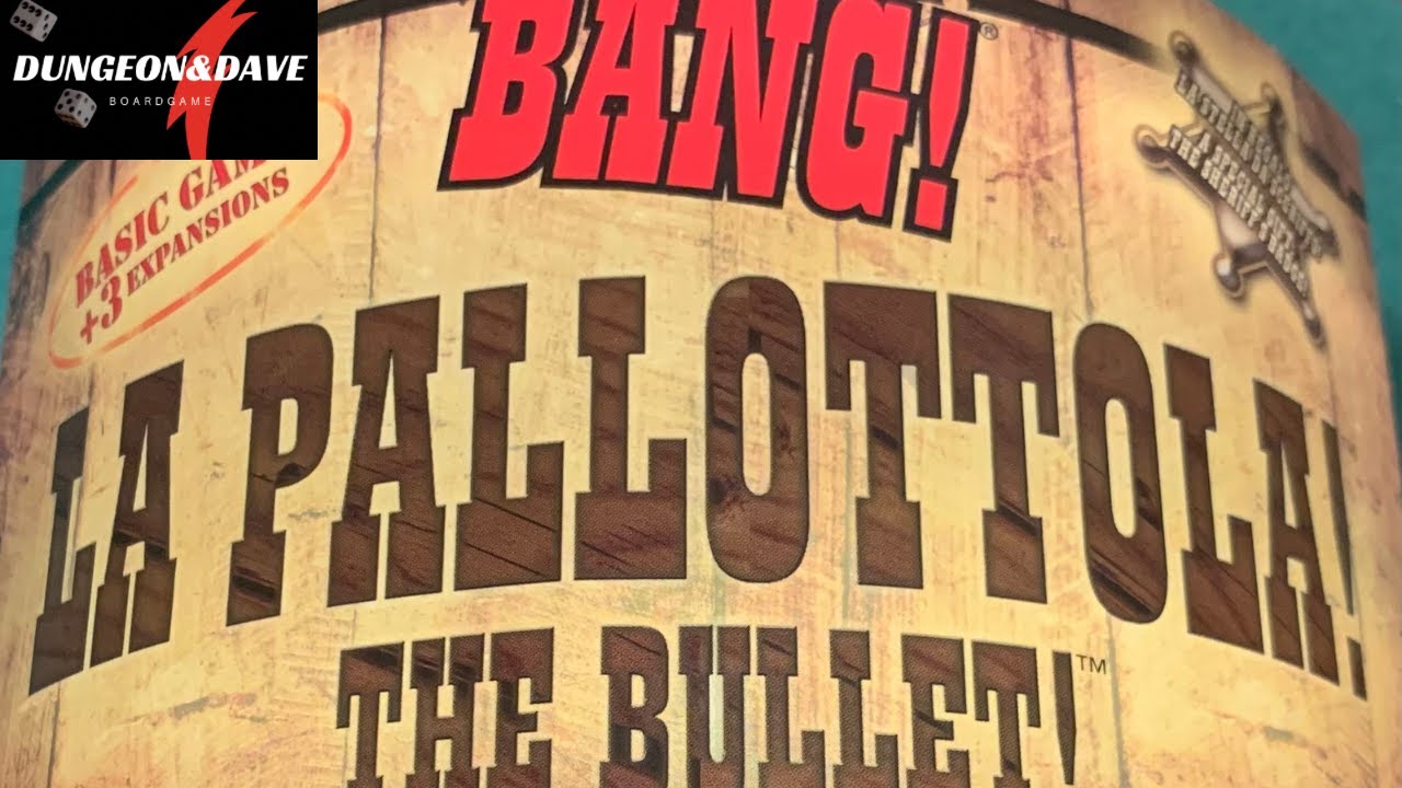 Bang! La pallottola | il regolamento
