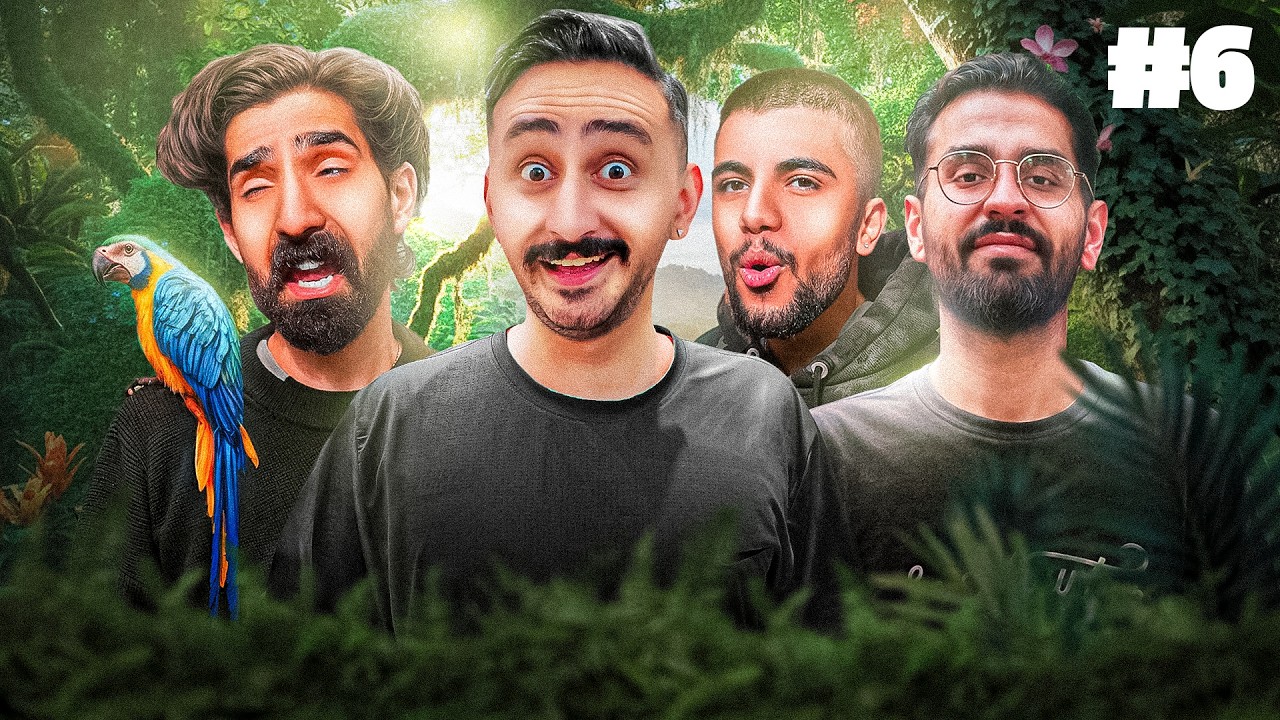 کمپ با یوتیوبرا پشت صحنه #6🌳 ( pesarehaji)