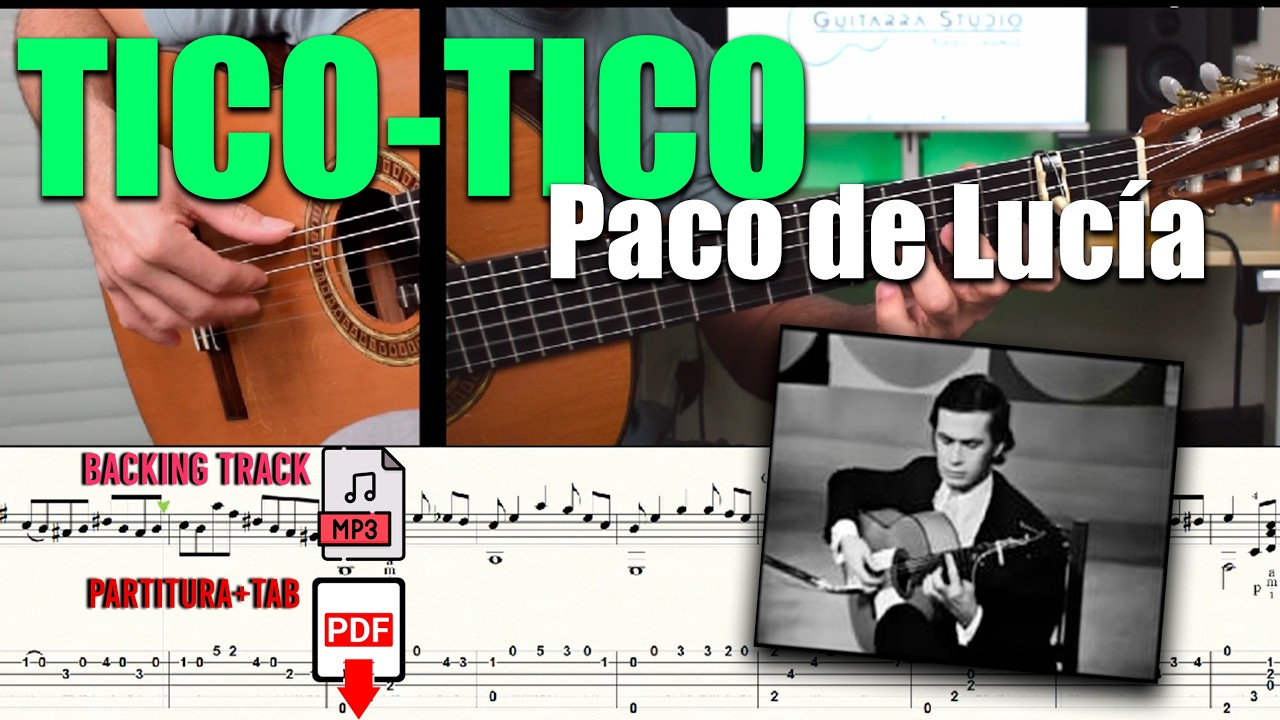 TICO-TICO / PACO DE LUCÍA / Live Version / Partitura + TAB Completa (PDF)