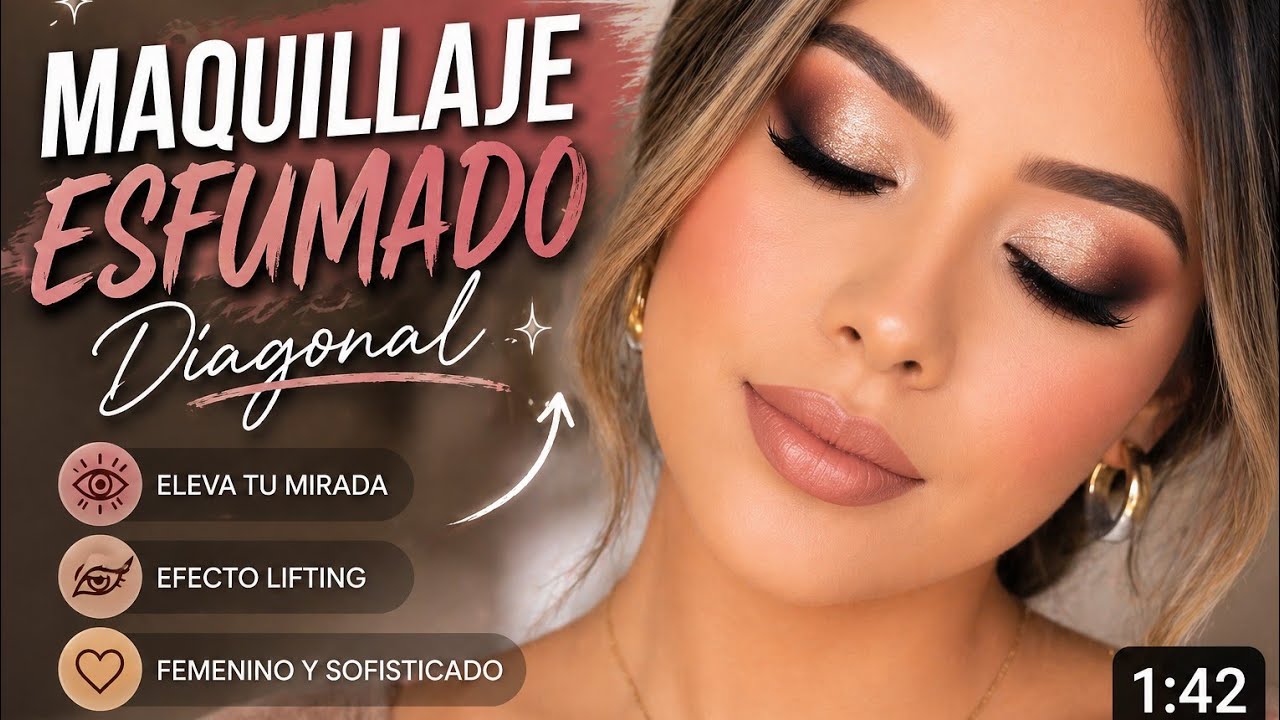 Maquillaje Esfumado Diagonal