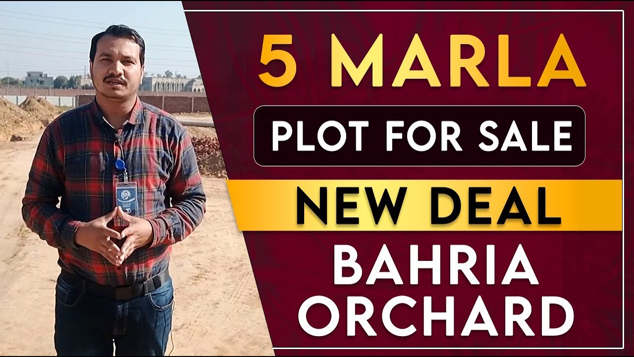 5 Marla Plot New Deal Bahria Orchard Lahore | Globe Estate & Builders