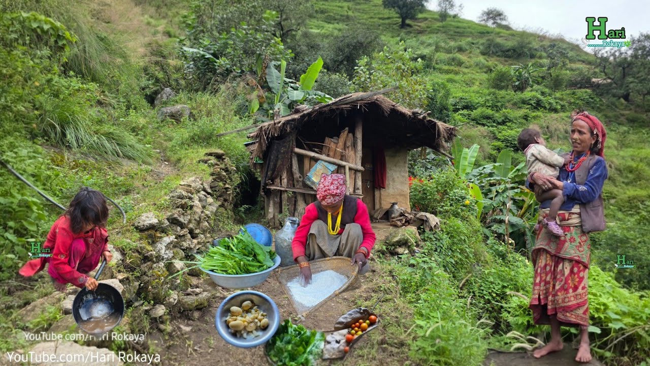 Pure Himalayan Village Life | Family Work, Food & Traditions