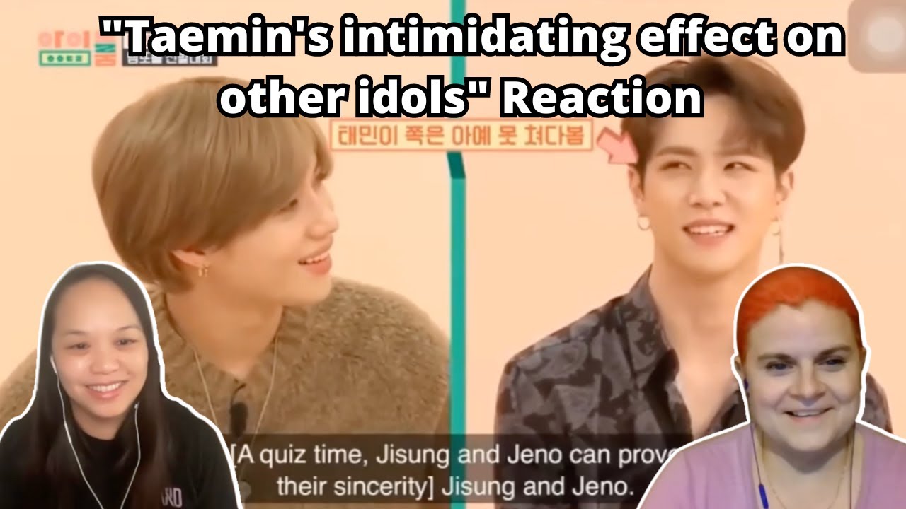 Two babywols watching taemin's intimidating effect on other idols | A SHINee Reaction